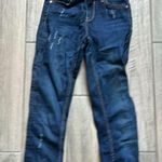ZARA Blue Skinny Jeans with Stretch and Tapered Fit Photo 4