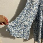 NWT Floral & Ivy Blue Floral Blouse Size Medium Photo 1
