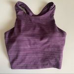 Athleta  Conscious Crop in Powervita purple crop top‎ high neck Photo 2