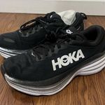Hoka  Black / White Bondi 8 Sneakers Size 7.5 US $165 Photo 0