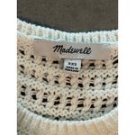 Madewell  Cream Crochet Knit Sleeveless Tank Top XXS Photo 3