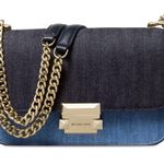 Michael Kors  Sloan Denim Chain Shoulder Bag Photo 1