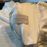 Gorgeous Casablanca Taffeta Halter Wedding Gown! White Size 12 Photo 8