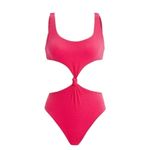 Agua Bendita  Kasie One Piece Swimsuit Large‎ Pink Photo 2