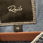 Rails  Dana Blue Denim Chambray Shirt Distressed Hem Size XS Photo 1