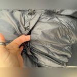 White Stag Vintage 80s  Black Puffer Ski Snowboard Jacket with Colorful Stripes M Photo 3