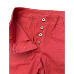 Sundance Wide Leg Pants Size 10 Vintage Brick Red Cropped Button Fly Womens Photo 1