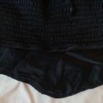 Wild Fable black satin silk bow tie cropped tank top Photo 7