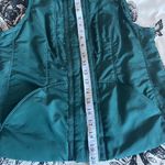 Christopher & Banks  Teal Victorian-style ruffle vest blouse  Photo 6