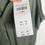 Abercrombie & Fitch NWT Olive Sleeveless Button Jumpsuit Photo 5