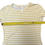 RVCA Green White Rover Striped T Shirt Body Con Soft Stretch Dress Size Small Photo 3