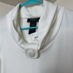 Alyn Paige  Medium Ivory Sleeveless Dress with a Cuffed Neck Photo 2