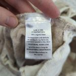 Mara Hoffman Striped Linen Maxi Skirt Women's Size 4 Beige White Pleated Full Photo 3