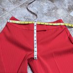 Bay vintage bootcut red pinstripe mid rise trousers dress pants size 10 Photo 1