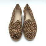 Bottega Veneta Womens Wedge Loafers Slip On Leopard Print Brown Size 6.5 Photo 1