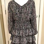 EXPRESS Long Sleeve Floral Print Midi Dress Photo 0