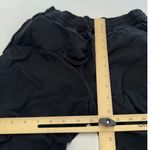 Madewell Pants Womens Small Black Tie Waist Ankle Trouser Dolphin Hem Photo 6