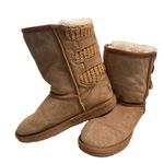 Dream Paris DREAM PAIRS Women’sSweaty-Buckle-K Suede Boots Tan Size 5 Photo 2