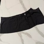 Urban Outfitters  Micro Utility Wrap Cargo Mini Skirt Womens 8 Black Snap Closure Photo 3