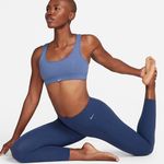 Nike Zenvy Women's High-Rise Leggings in Navy Blue MSRP $100 Photo 0