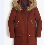 J.Crew NWT.Chateau Parka in Italian Stadium-Cloth Wool Photo 1
