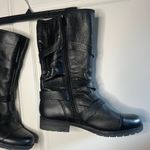 Naturalizer  Bridgette Leather Snakeskin Embossed Faux Fur Lined Moto Boot Photo 3