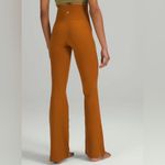 Lululemon Groove Super High Rise Flared Pant Nulu Butternut Brown Legging Size 4 Photo 1