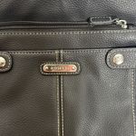 Rosetti  Black with silver hardware Crossbody Bag with Stitch Detail Photo 9