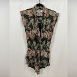 One Teaspoon One‎ Teaspoon Palm Kingston Plays Tropical Print Romper in Black Photo 2