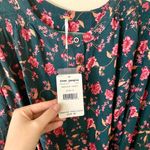 Free People  Flower Fields Emerald Combo Dress Photo 7