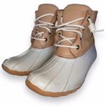 Sperry  Women's Saltwater Duck Boots - White and Tan Photo 0