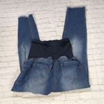 1822 Denim 1822 distressed ankle fringe maternity jeans size medium Photo 3