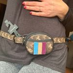 Coach Authentic 1941 reversible belt zip top leather Beltbag horse & carriage Photo 0