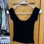 PacSun Off The Shoulder Lettuce Top Photo 0