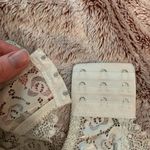 White Floral Lace Racerback Bralette Photo 2