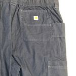 Carhartt Blue Cargo Pants Durable Scrubs with draw string Photo 5