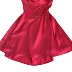 Urban Outfitters  Helena Barbie Pink Satin Corset Bodice Mini Dress Medium Photo 5