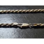 Sterling Silver Twisted Chain Looking Bracelet Marked 925 Italy Women Feminine Photo 2