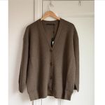 Jenni Kayne  Cashmere Cocoon Cardigan in Olive, Size Small Photo 6