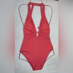 Vince Camuto One-Piece Swimsuit with Plunging Halter Neckline- Size 4- NWT Photo 2