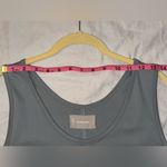 Everlane Jumpsuit Size Large Charcoal Sleeveless With Front Pockets EUC Photo 5