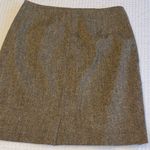 J.Crew Vintage 90s Size 8-10 Tan Wool Tweed Skirt Pencil Mini Knee Length Lined Photo 7