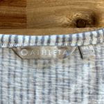 Athleta Breezy Muscle Tank Medium Gray and White Photo 4