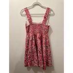Sincerely Jules Linen Blend Floral Summer Mini Dress Photo 3