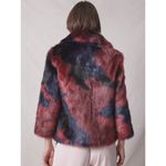 ABS Allen Schwartz Allen Schwartz Fur Jacket, Burgundy, Black, Navy Size L New w/Tag $430 Photo 7