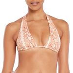 Vitamin A  Milan’s Convertible Top Adjustable Swimsuit Sz 6/S Boho Feminine NWT Photo 3