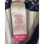 No Boundaries Juniors  Romper Navy Blue Striped Size XXL 19 White Lace Back EUC Photo 9