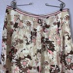 Liz & Co  patterned pleated full midi skirt Photo 1