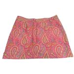 EP Sport Pink Multicolor Paisley Athletic Skort Golf Tennis Pickleball 14 Photo 4