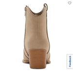 a.n.a  delno chunky heel western style ankle boots in light taupe NWT Photo 4